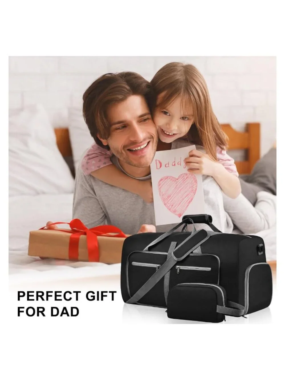 Foldable Duffle Bag Travel Weekender Overnight Gym 65L Waterproof